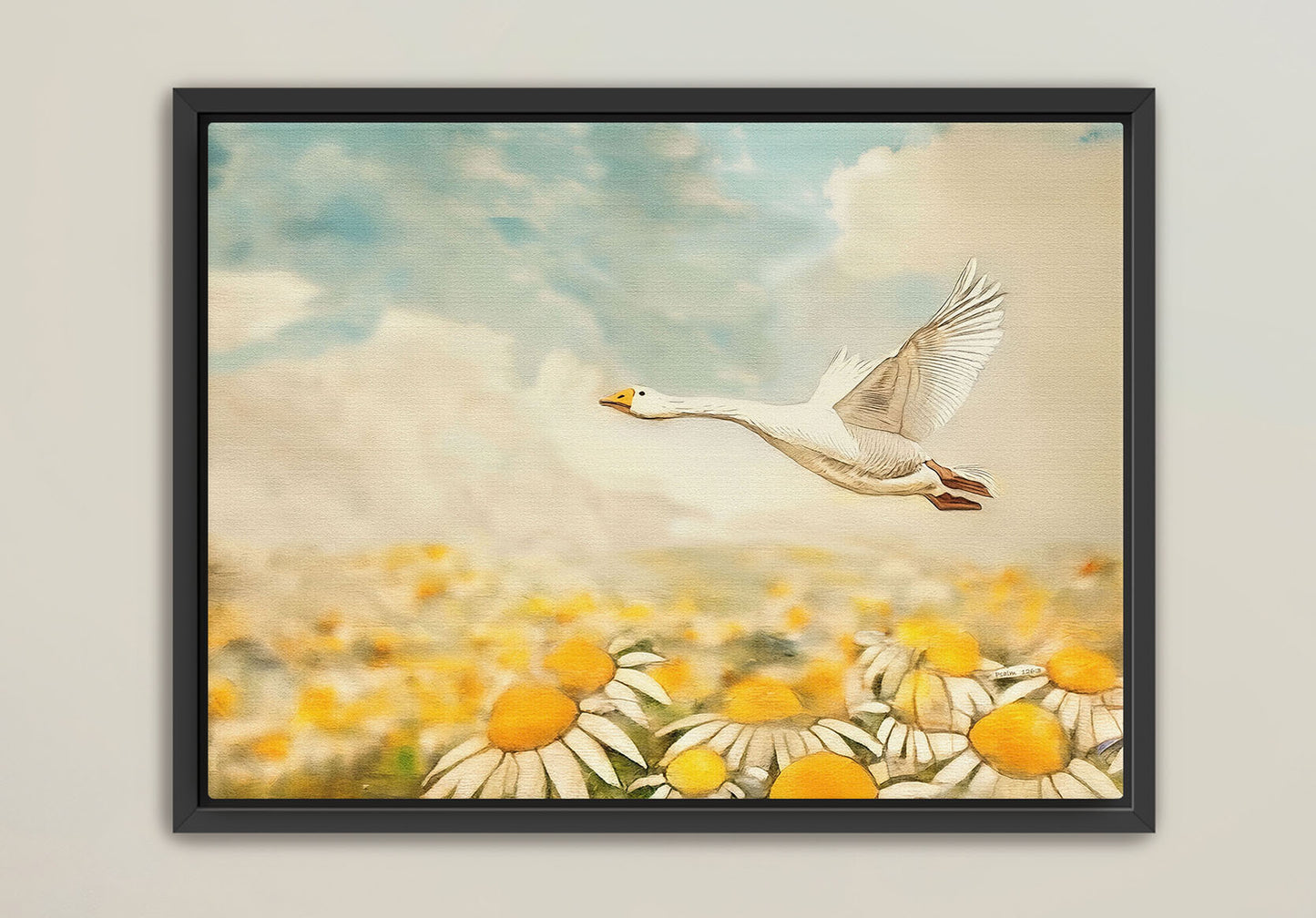 Flying Goose - Canvas